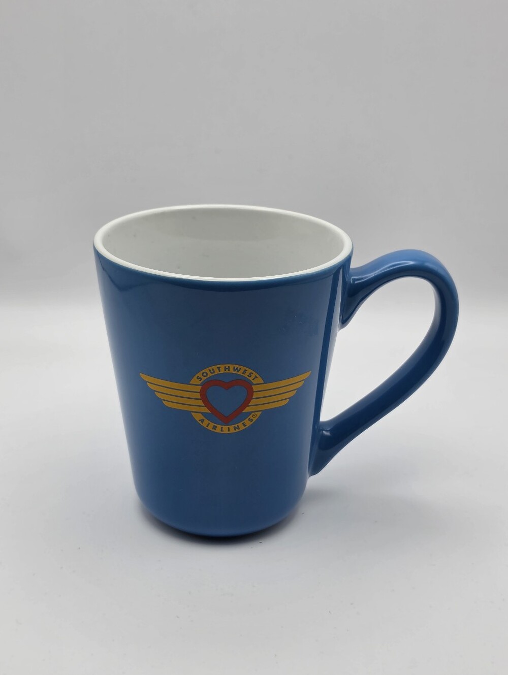 Southwest Airlines Vintage Coffee Mug Blue Cup